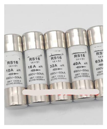 Fusible rapide RS16 de 40A de haute précision 14 * 51 pour tension de 690V
