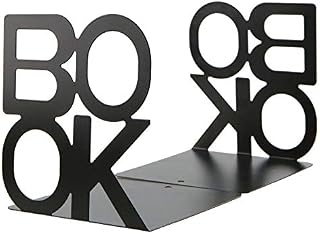 Bookends Book Ends Book Holder Nonskid Metal Book Shelves for Kids Bookrack Desk Home Decorative Gifts1 Pair