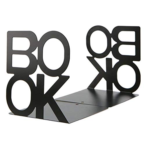 Bookends Book End Book Organizer，KIXIGO Cute Fashion Book Style Nonskid Library School Office