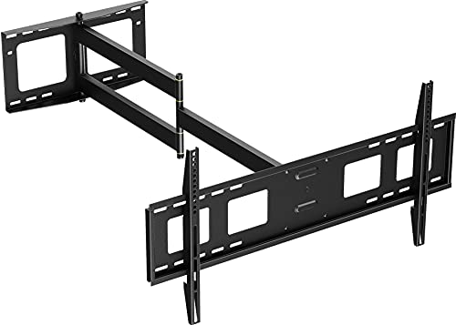 FORGING MOUNT Long Arm TV Mount,Full Motion Wall Mount TV Bracket with 43 inch Extension Articulating Arm TV Wall Mount, Fits 37 to 86 Inch Flat/Curve TVs, Holds up to 110 lbs,VESA 800x400mm Max