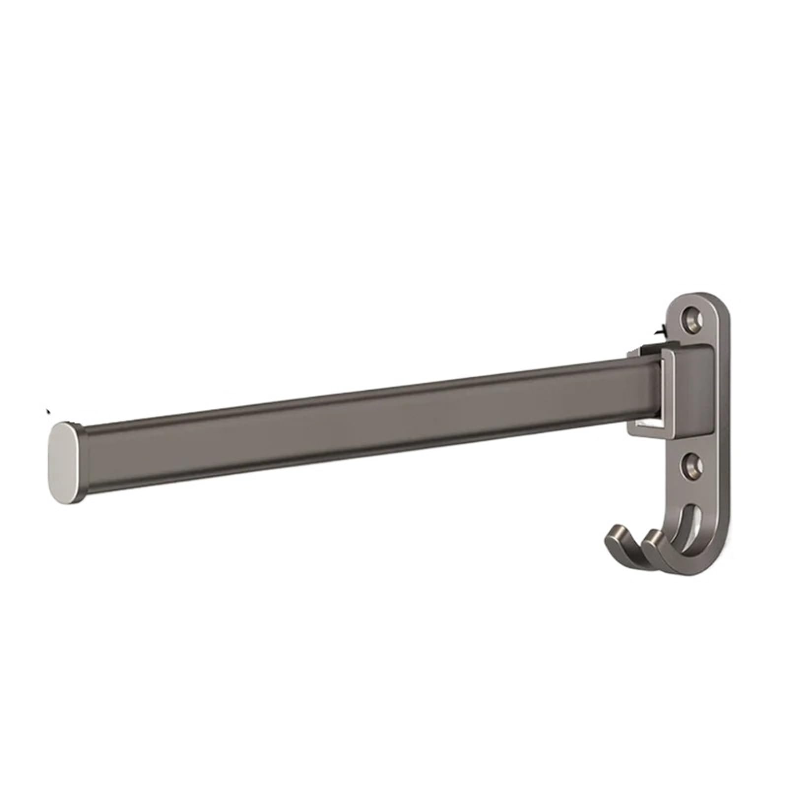 Towel Folding Holder with Hook Wall Mount Bathroom Aluminum Alloy Storage Rack Accessories