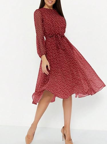 Litzo Western Dresses For Women (L-12-Xxl) Red