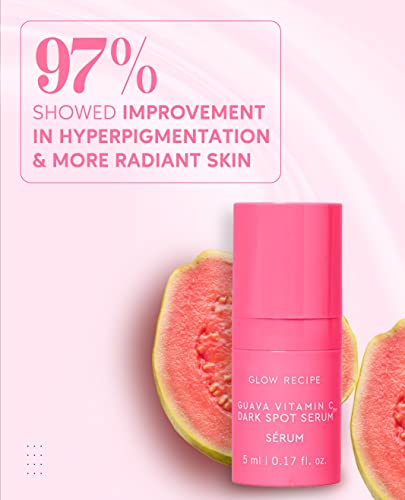 Glow Recipe Guava Vitamin C Dark Spot Serum | Potent Serum Treats And Prevents Dark Spots With 5 Forms Of Vitamin C, Guava Extract And Seed Oil For Even Toned Skin- Travel Size 5Ml (1 Pack) #TOP3