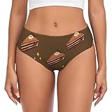 kastiong Chocolate Squares Cake Print Women's Briefs No-Show Underwear Invisible Comfort-Fit Panties Silky Soft Wear