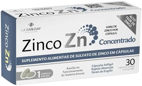 Zinco Concentrado (30 Cápsulas)