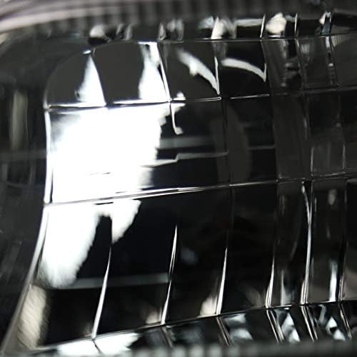 Spec-D Tuning Bronco Smoke Headlights Tinted Bumper Lights Corner Lamps Compatible with 1992-1996 Ford F150 F250 F350 L+R Pair Assembly Left + Right Pair Headlamps Assembly