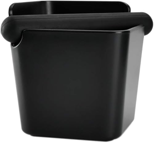 Miniatura 8 de HOMEE Espresso Knock Box Contenedor de café molido con barra extraíble, cubo de basura de espresso con base antideslizante, accesorios de espresso