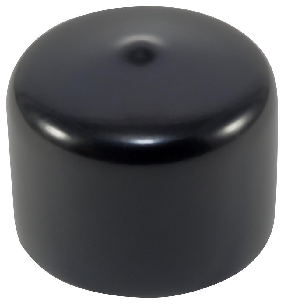Caplugs HVC-1000-16 HVC Series - Flexible Round Caps 200 Pack, Black Vinyl 1.000" W x 1.000" L - Thread Protectors, Dust - Moisture Seals, Masking, Painting, Limited High Temp Exposure (99192296)