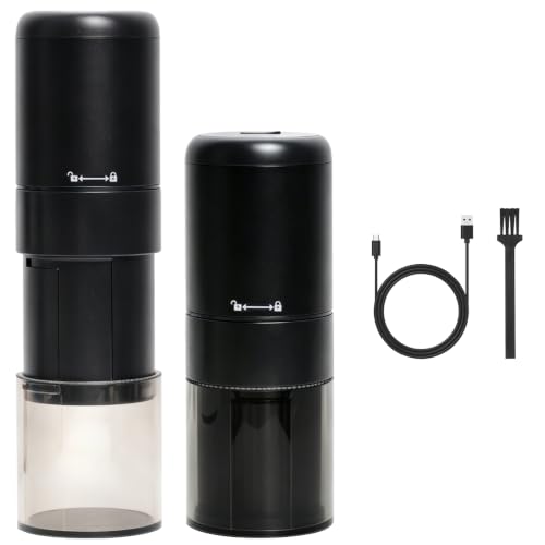 Sinkawa Cordless Electric Pill Grinder for Standard Tablets, Adjustable Coarseness, Rechargeable Pill Crusher with Removable Collection Cup for Adults and Elderly
