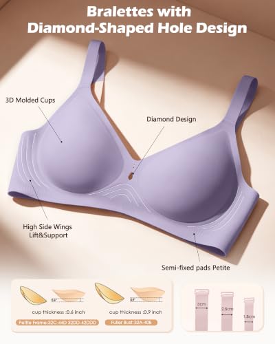 As Fairy Wireless Jelly Bra for Women Seamless Full Coverage No Underwire — view 5