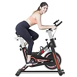 VIGBODY Stationary Exercise Bike Indoor Cycling Bike for Cardio Workout, with Comfortable Seat...