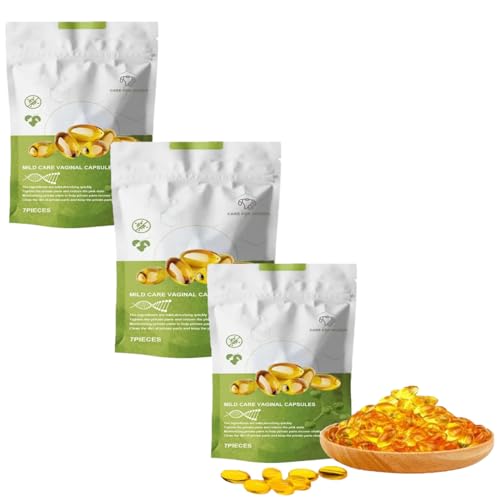Aafq Natural Repair Cápsulas Cápsulas Vaginales de Reparación Natural Productos Desintoxicantes Instantáneos contra el Picor Para una Experiencia Delicadamente Fragante y Tonificante (3pcs)