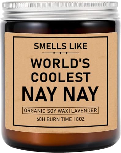 Bougie parfumée Nay Nay pour une fête des mères remplie d'amour