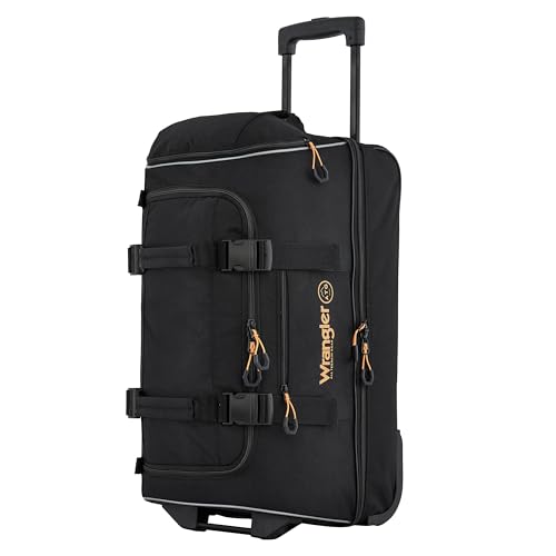 Image of ATG Compass Rolling Travel Duffel Bag, Rich Black, 22-Inch