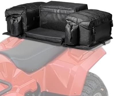 VEVOR ATV Rear Storage Bag, 50L ATV Rear Cargo Bag with Sponge Se...