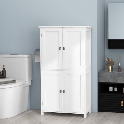 TaoHFE White Bathroom Storage Cabinet - 5% Off
