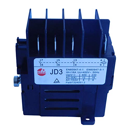 Relais électromagnétique KEDU JD3 KJD11 8 broches contacteur 4NO 400V 16A