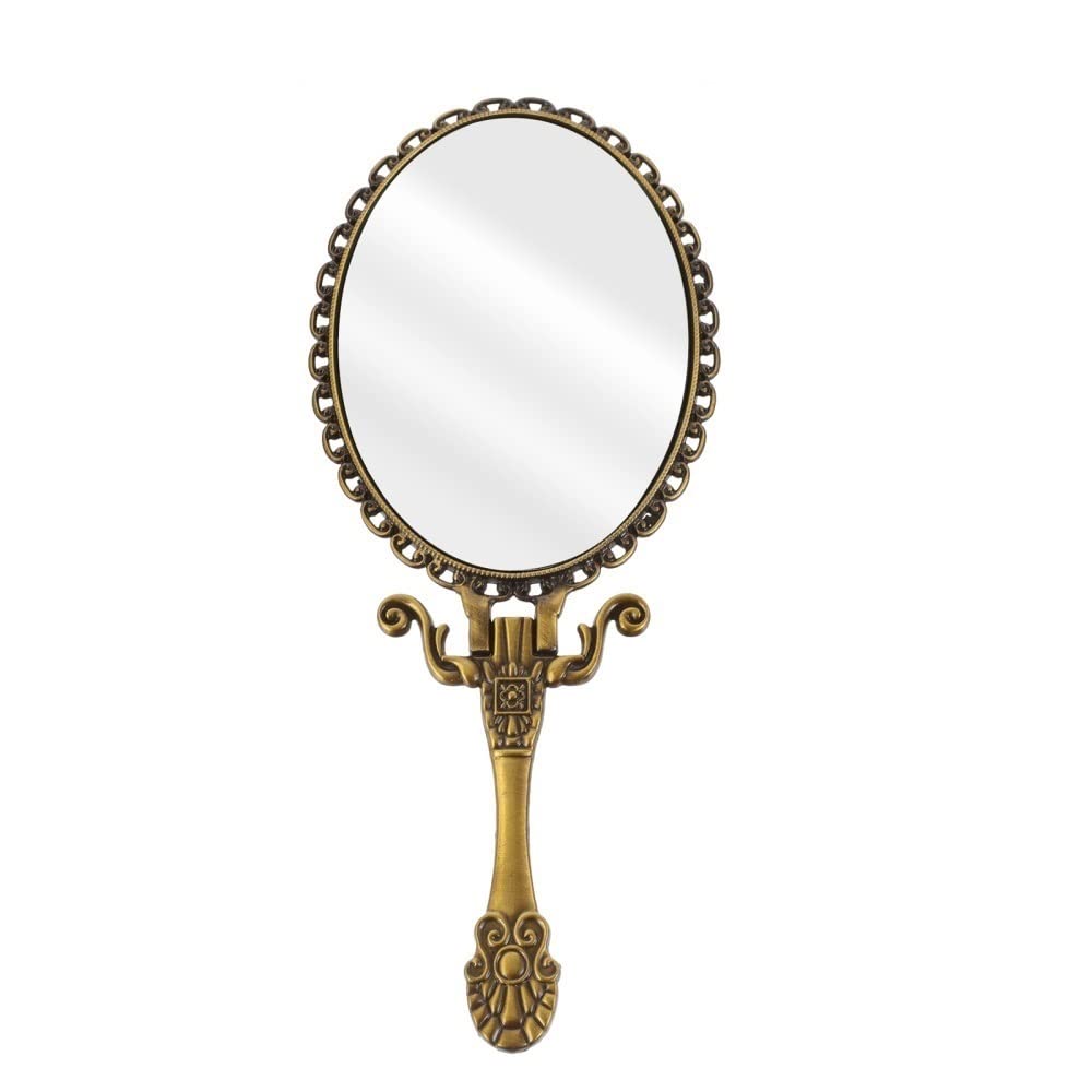 Miroir maquillage vintage cadeau idéal de poche en métal