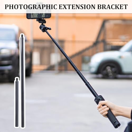 Image of 3 /8 inch Aluminum Extension Rod for Camera and Light Mount, Photography Extension for Video Rig, Microphone Arm Adapter, Lightweight Mounting Stick