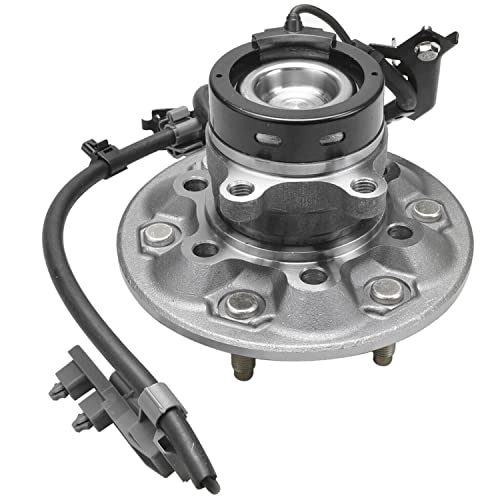 Image of Detroit Axle - RWD Front Wheel Bearing Hubs for Chevy Colorado GMC Canyon, Isuzu i-280 i-290 i-370, Bearing Hub Replacement Wheel Bearing and Hubs Assembly [w / ZQ8 Package]
