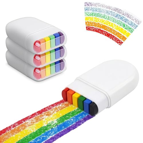 Flankor Pride Face Paint - 4pcs Rainbow Face Paint Stick LGBT Pride Gay Pride Makeup Pride Month Accessories Rainbow Flag Face Paint Easy Wash Skin Safe