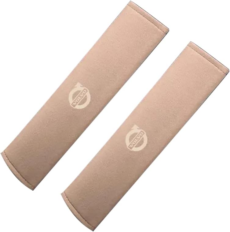 Seat Belt Shoulder pad Car Seat Belt Pads for Volvo V40 V50 V60 V70 V90 C30 C40 C70 S60 XC40, Seatbelt Protector Cover Pads Car Accessories