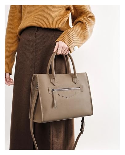 Sac à main en cuir véritable SCRUBY, optimisez vos trajets avec ce grand sac chic