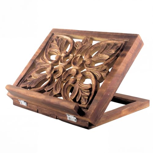 Adjustable Wooden Bible Stand for Desktop Reading