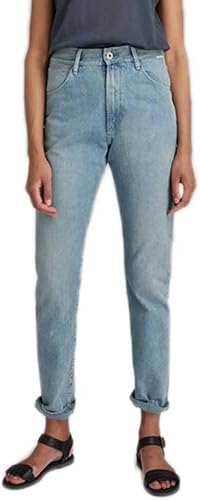 G-Star Para Mujer Jeans Virjinya Slim, Azul (vintage hawaiian ocean D21078-C966-