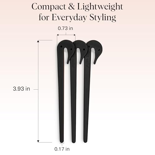 Kitsch Hair Tie Cutter - Easy To Use, Pain Free, Elastic Hair Tie Cutter Tool for Girls & Toddlers, Black, 3pc - Image 6