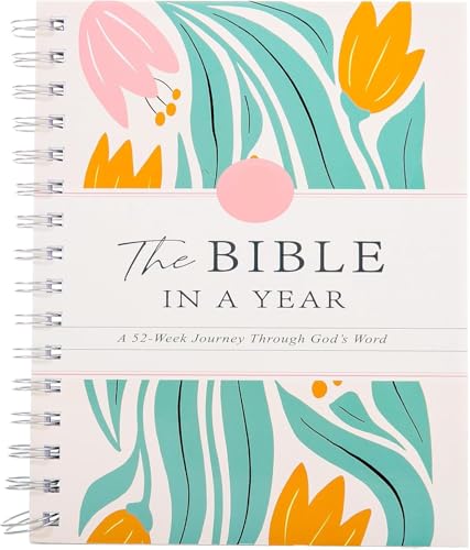 The Bible In A Year: A 52-Week Study, Spiral Bible