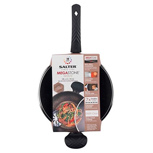 SALTER Guld non-stick metallredskap diskmaskin säker | korrosionsbeständig BW08005TE