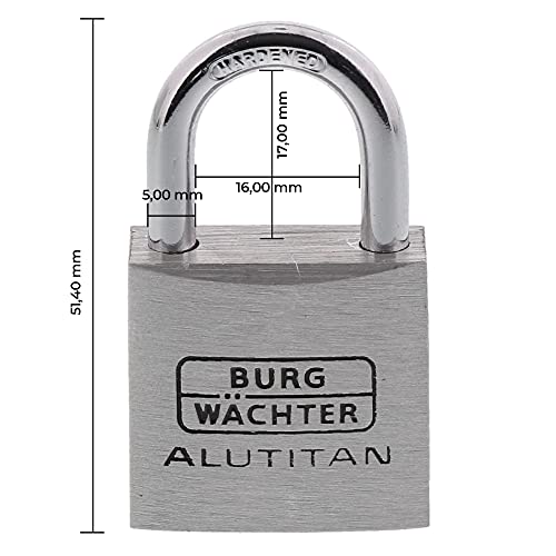 Alutitan Vorhangschloss Duo Set von Burg-Wächter für hohe Sicherheit