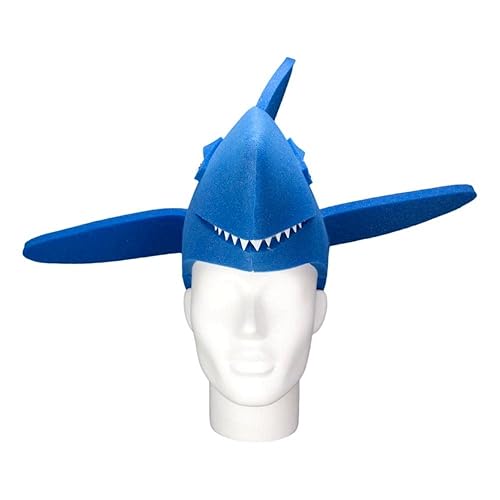 Miniatura 3 de FOAM PARTY HATS Shark Hat - Handmade Shark Hat - Custom Shark Hat - Beach Party Hat - Photo Booth Props - Party Favors - Daddy Shark Hat