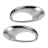 Numero OE: Non Applicabile Hihaha Copertura Trim per Fendinebbia per Honda CR-V 2010-2011 Anteriore Sinistra, Anteriore Destra Copertura Trim per Lampada Fendinebbia ABS 1 Coppia Tono Argento