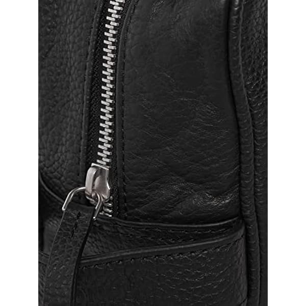 JACK & JONES Jacanthony - Beauty case da uomo, in pelle, misura standard, colore: nero, Nero, Misura standard, Borsa cosmetica