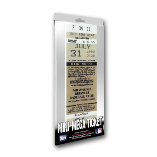 MLB Texas Rangers Mini Mega Tickets - Nolan Ryan 300th Win