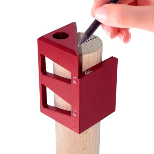 Regla de Aleación de Aluminio Multiángulo para Medición Precisa 45/90° miniatura 1