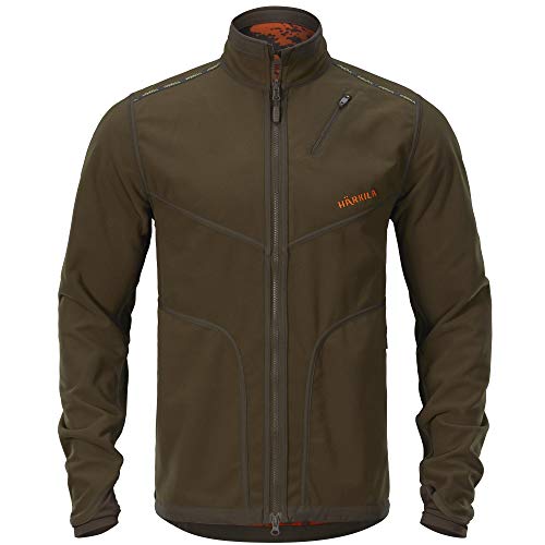 Foto von Härkila Wildboar Pro Wendbare Fleecejacke Herren Orange - Winddichte Drückjagdjacke mit GORE-TEX INFINIUM(TM) WINDSTOPPER® - Jagdjacke für die Drückjagd wendbar, Größe:XXL