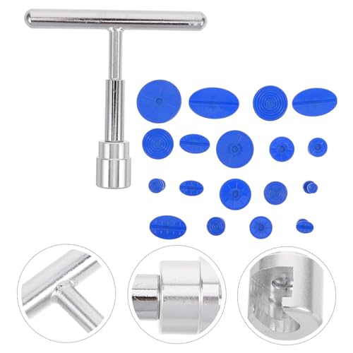 Luxiremi 1 Pcs Car Dent Repair Kit Car Paintless Dent Puller Car Dent Removal Tool mit 18 Dichtung Saugnapf Automotive, Car Dent Repair Kit für Car Body Damage Repair für Automobile.