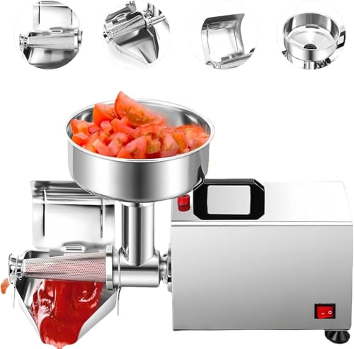 Colador De Tomates Eléctrico De 450 W, Fresadora De Tomates, Motor De Cobre Puro De 150 Kg/H, Prensa Y Filtro De Tomates De Acero Inoxidable, Motor De Cobre Puro De 330 Lb/H, Filtro De Alimentos