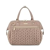 BHAFEM Small Diaper Bag Tote Crossbody, Small Baby Bag Convertible Backpack for Women Diaper Purse (Khaki)