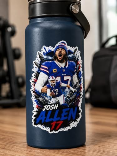 Josh Buffalo Motivational Sticker Inspirational Quotes Classroom Locker Room Mens Football Pro Coaching Wall Art Growth Mindset Teacher Educational Signed Memorabilia Sports Decor Jersey Boys CCS105 - 4