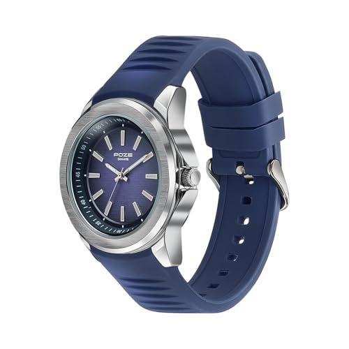 Image of Sonata Poze 9 with Quartz Analog with Silicon Strap Watch for Men