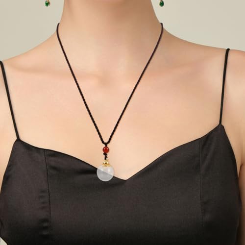 SAFIGLE Hollow Glasball Anhänger Halskette Mit Öffnungsfunktion Für Babyhaare Erinnerungsschmuck Unisex Leicht Transparent Schmuckanhänger Für Paare Und Alltag