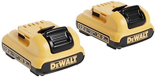 DEWALT DCB127-2 Lot de 2 Piles au Lithium 12 V Max