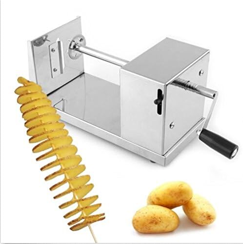 Manual Spiral Potato Chips Twister Slicer Cutter Tornado Twist Machine Utensilios De Cocina Cortador for Batata Espiral