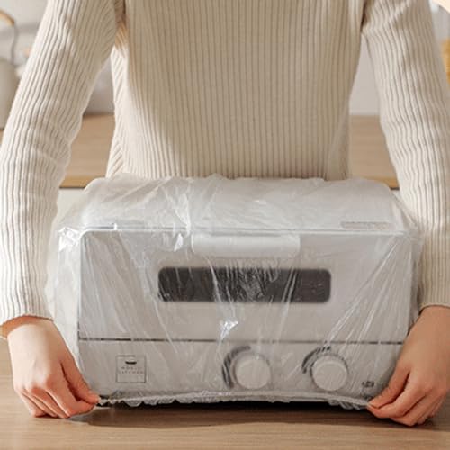 10Pcs White Thickened Disposable Dust Cover,Elastic Household Kitchen Appliance Universal Dustproof Protective Cover,Kitchen Appliance Covers,for Toaster Pressure Cooker Accessories Home and Kitchen