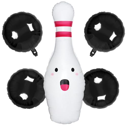 Giant Bowling Balloons Lets Strike Up Some Fun Bowling Party Decorations Bowling Themed Balloon Sports Party Decorations Bowling Birthday Party Decorations