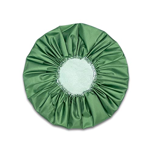 Adobella Shower Cap For Women Reusable, Waterproof Plastic Shower Hat, Keep Hair Dry During Baths And Showers, One Size Fits Most, All Hair Types, Multifunctional, Beautifully Designed 1 Pack Cap #TOP3